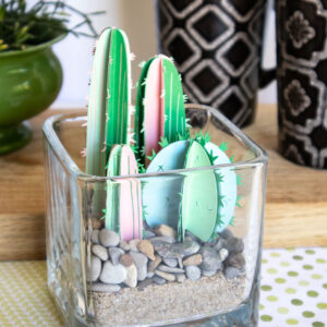 Paper Cactus Terrarium with Cricut Maker