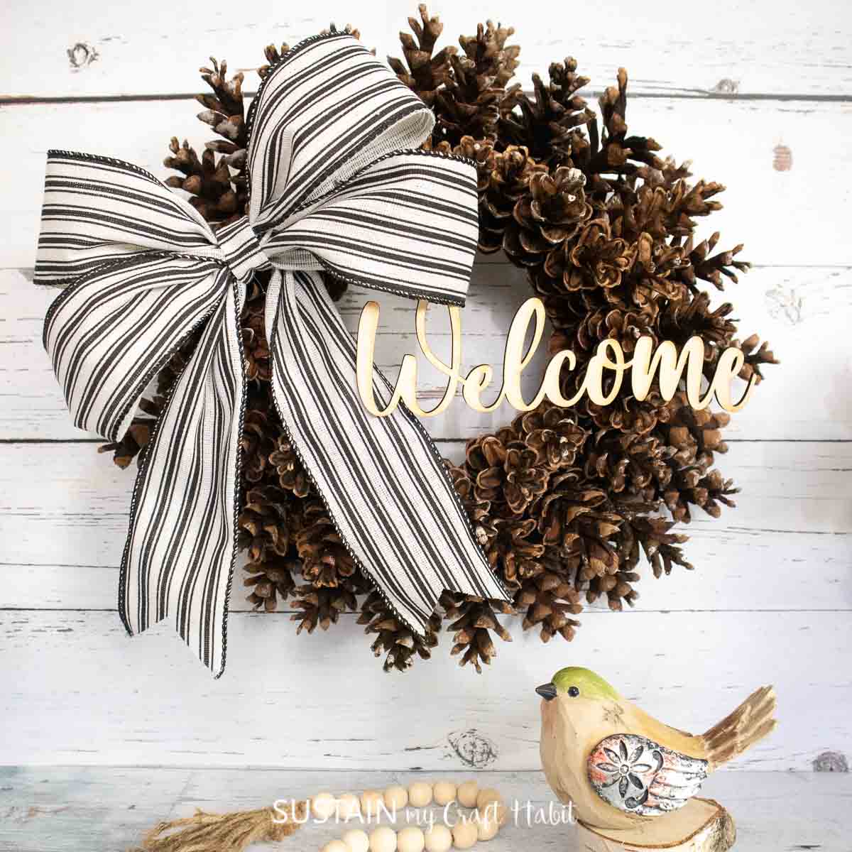 Eastern White Pine Cone Wreath: Craft Kit