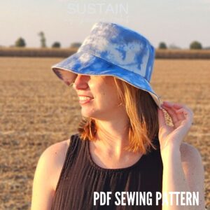 Bucket Hat Sewing Pattern (PDF Pattern File) (S0022)