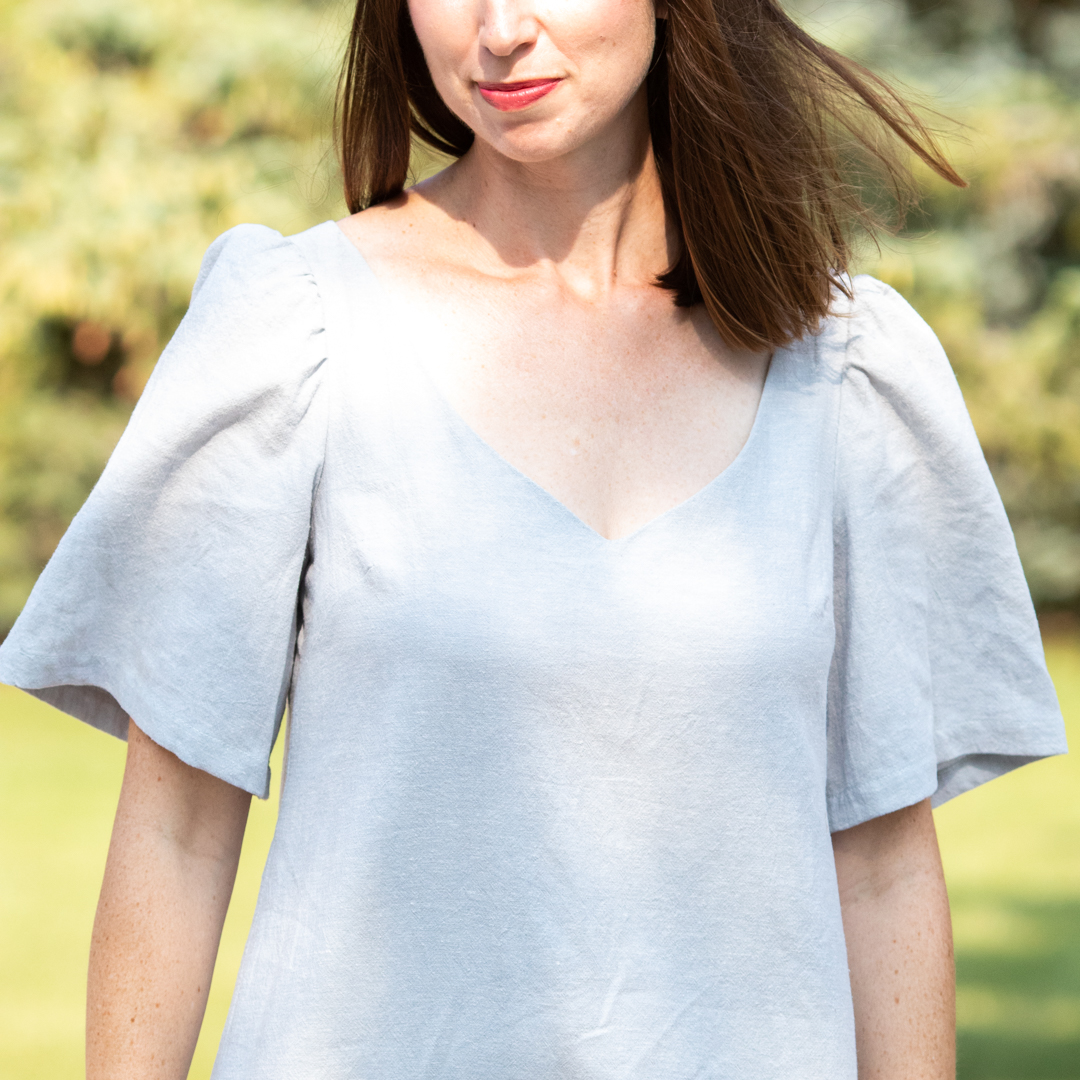 Mid-Maxi Dress Sewing Pattern US6,8,10 (PDF Pattern File) (S3001) - Image 2
