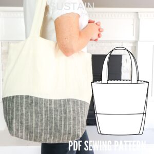 Reusable Shopping Bag PDF Sewing Pattern (PDF Pattern File) (S5003)