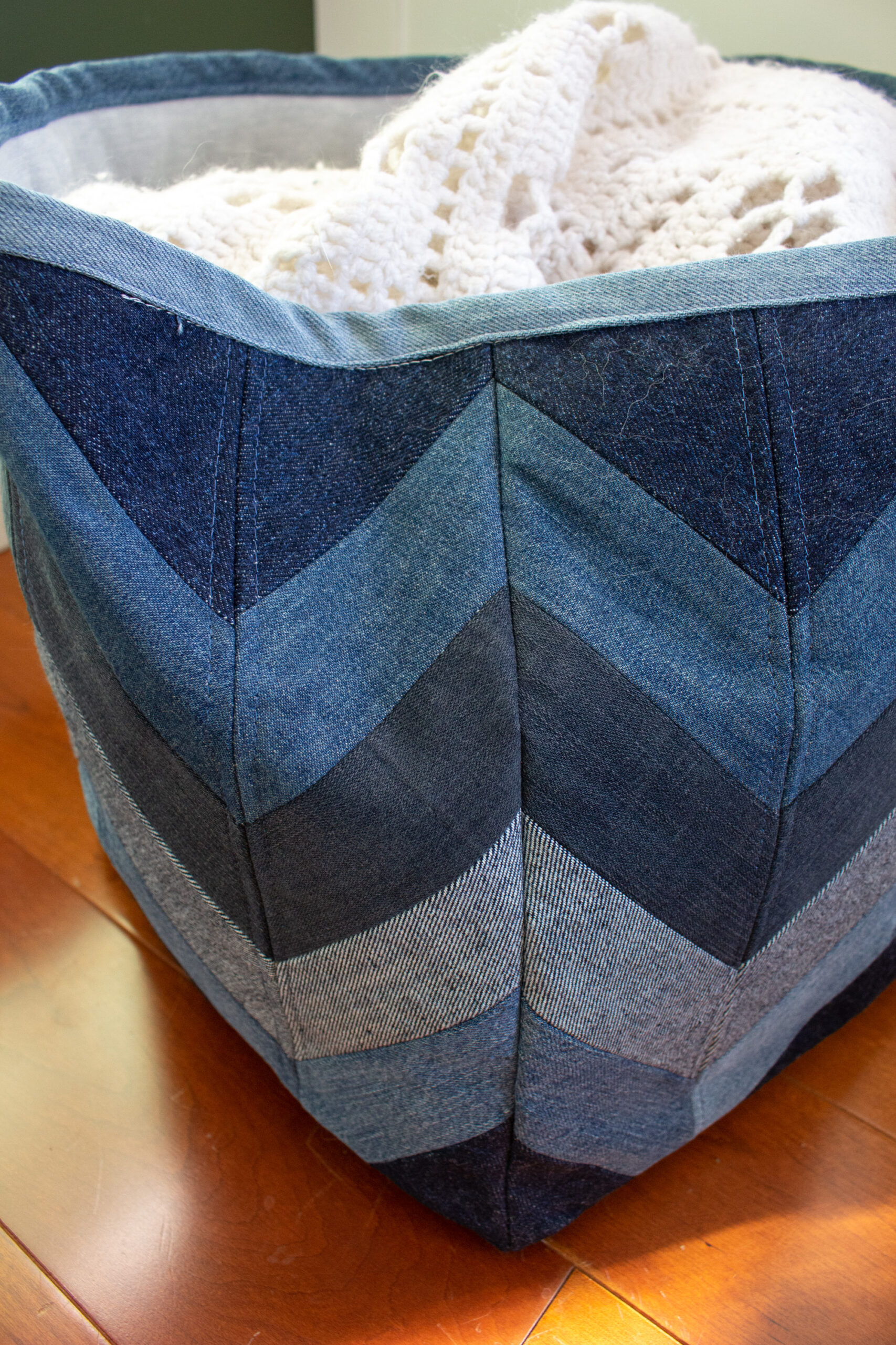 Herringbone Patchwork Storage Cube Sewing Pattern (PDF Pattern File) (S9005) - Image 6